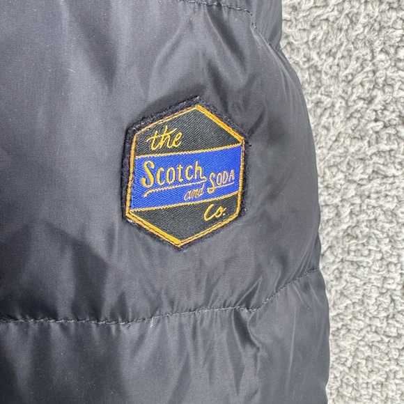 Scotch And Soda Puffer Down Jacket With Attached Hood Size Small - Picture 5 of 16